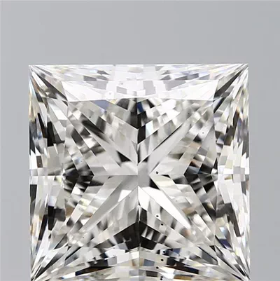 10.22ct G VS2 Rare Carat Ideal Cut Princess Lab Grown Diamond