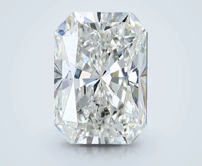 3.41ct H SI2 Very Good Cut Radiant Diamond