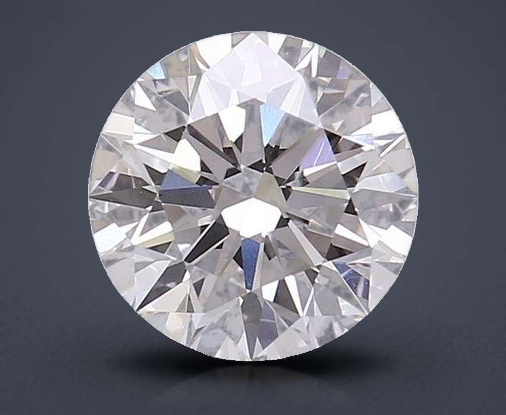 2.76ct G VVS2 Rare Carat Ideal Cut Round Lab Grown Diamond