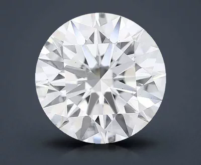2.54ct E SI1 Rare Carat Ideal Cut Round Lab Grown Diamond