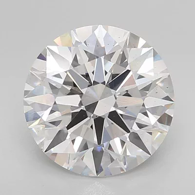 5.09ct F SI1 Rare Carat Ideal Cut Round Lab Grown Diamond