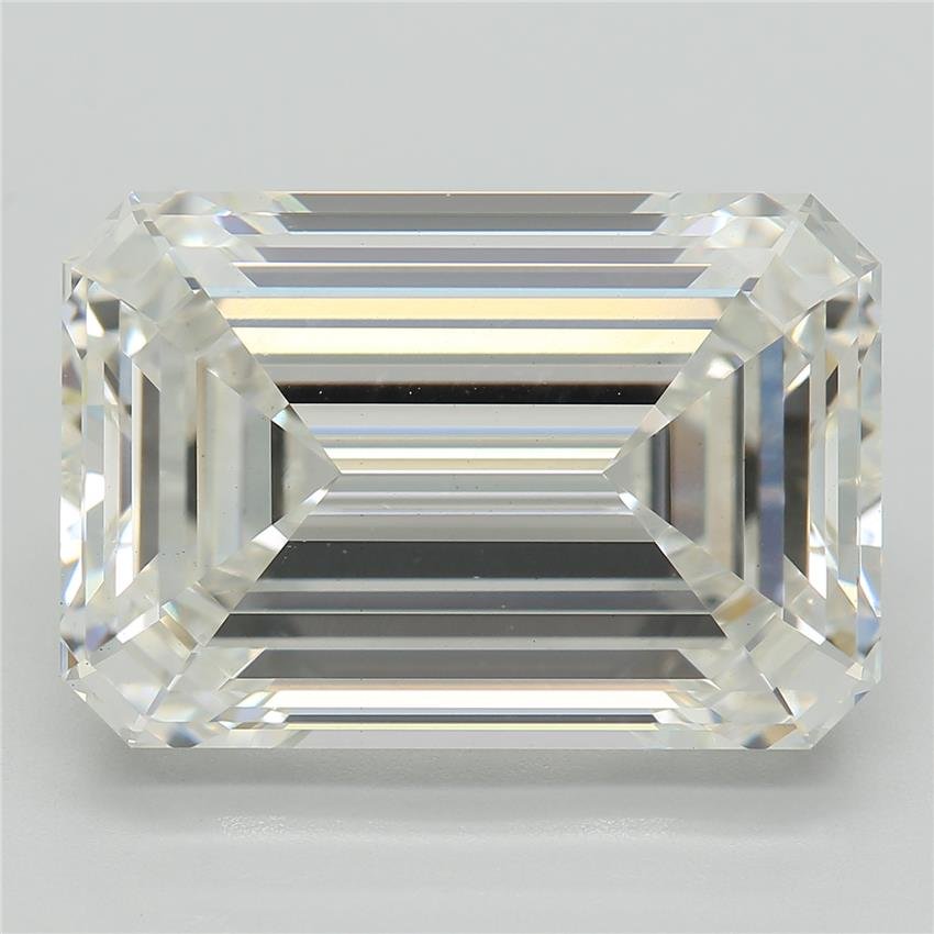 9.17ct G VVS2 Rare Carat Ideal Cut Emerald Lab Grown Diamond