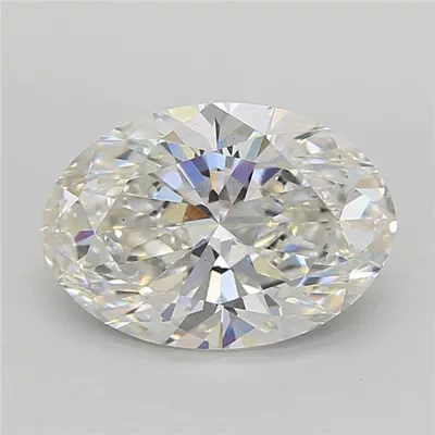 4.71ct F VS1 Rare Carat Ideal Cut Oval Lab Grown Diamond