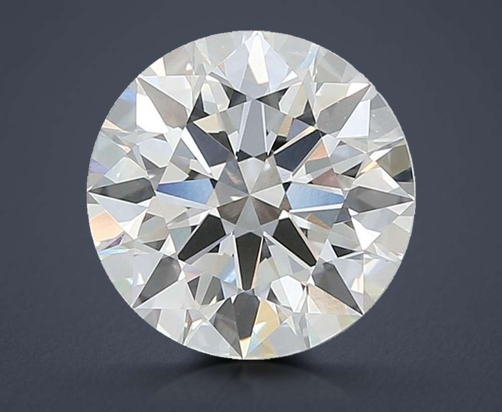 2.54ct F VVS2 Rare Carat Ideal Cut Round Lab Grown Diamond