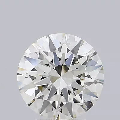 3.07ct J VVS2 Excellent Cut Round Lab Grown Diamond
