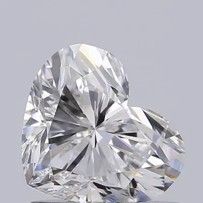 0.94ct E VVS2 Rare Carat Ideal Cut Heart Lab Grown Diamond