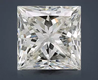 2.01ct K SI1 Rare Carat Ideal Cut Princess Diamond