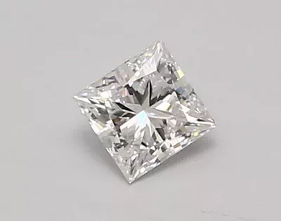 0.45ct D VVS1 Rare Carat Ideal Cut Princess Lab Grown Diamond