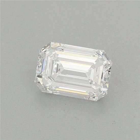 0.44ct D VVS1 Very Good Cut Emerald Lab Grown Diamond