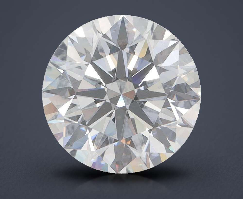 2.38ct D VVS1 Rare Carat Ideal Cut Round Lab Grown Diamond
