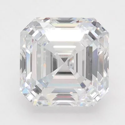 2.03ct D VVS2 Rare Carat Ideal Cut Asscher Lab Grown Diamond