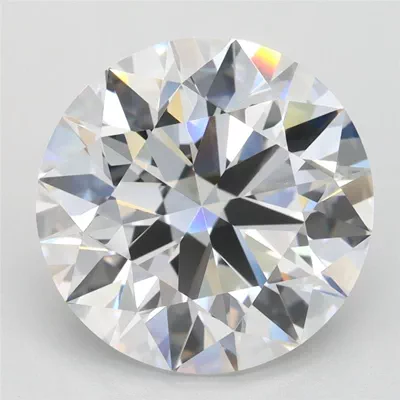 4.02ct D FL Rare Carat Ideal Cut Round Lab Grown Diamond