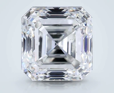 3.01ct I SI2 Rare Carat Ideal Cut Asscher Diamond