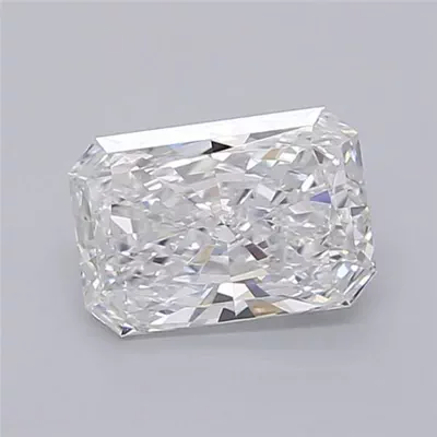 1.55ct D VVS2 Rare Carat Ideal Cut Radiant Lab Grown Diamond