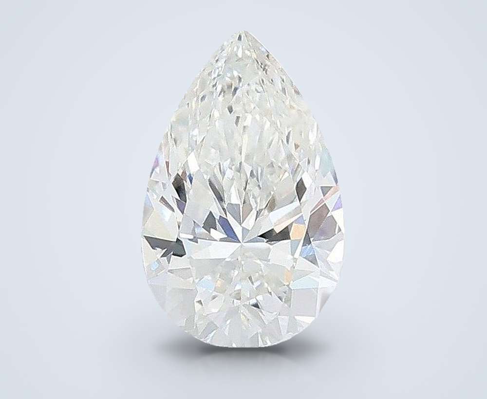 1.21ct F VVS1 Very Good Cut Pear Lab Grown Diamond