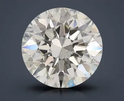 3.02ct J VS1 Rare Carat Ideal Cut Round Diamond