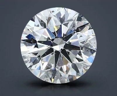 3.80ct J SI2 Rare Carat Ideal Cut Round Diamond