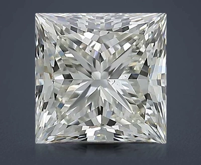 1.71ct K SI1 Rare Carat Ideal Cut Princess Diamond
