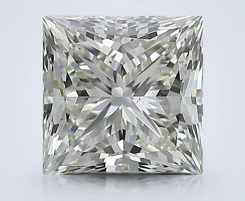 1.71ct K SI1 Rare Carat Ideal Cut Princess Diamond
