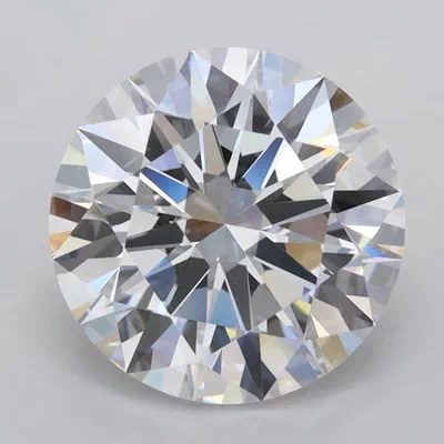 3.47ct D VVS2 Rare Carat Ideal Cut Round Lab Grown Diamond