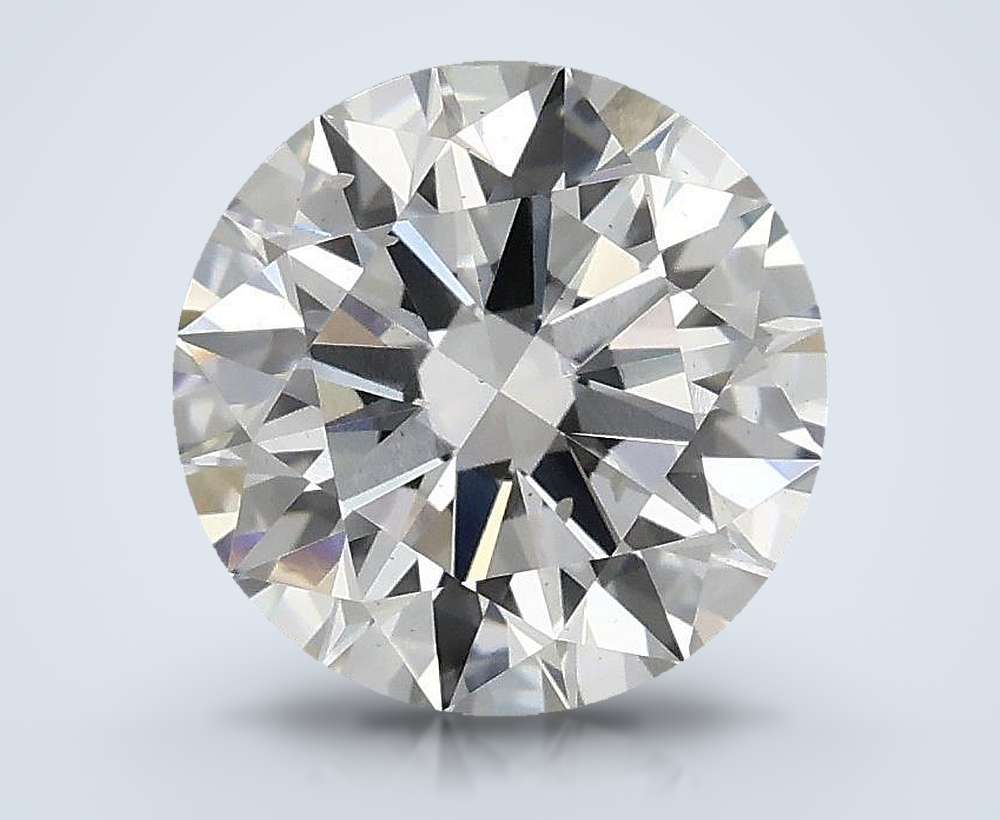 2.07ct F VS2 Rare Carat Ideal Cut Round Lab Grown Diamond