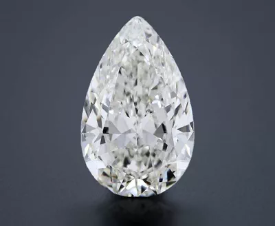 15.19ct H VVS2 Rare Carat Ideal Cut Pear Lab Grown Diamond