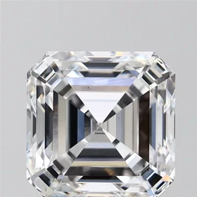 2.04ct D VS1 Rare Carat Ideal Cut Asscher Lab Grown Diamond