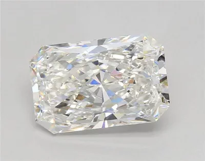 5.09ct F VVS2 Rare Carat Ideal Cut Radiant Lab Grown Diamond