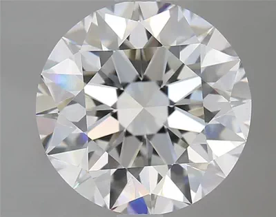 3.37ct H VVS2 Rare Carat Ideal Cut Round Diamond