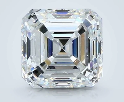 2.02ct G VVS2 Rare Carat Ideal Cut Asscher Diamond