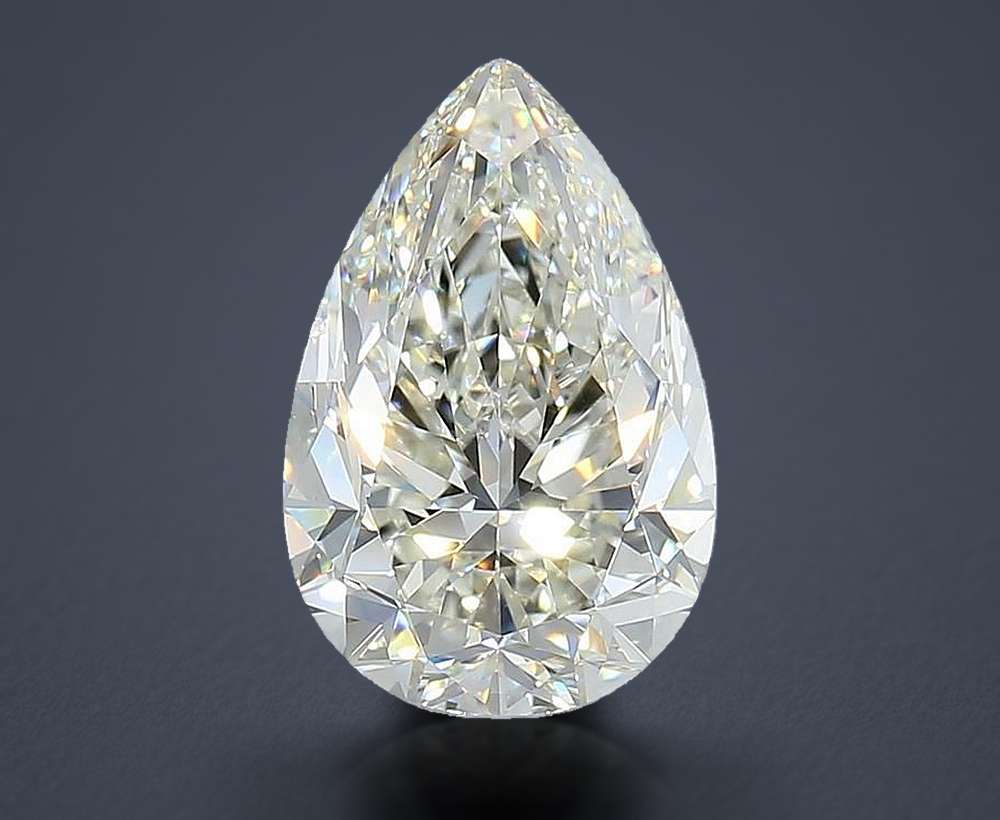 4.01ct K VS2 Very Good Cut Pear Diamond