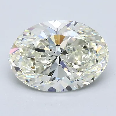 2.20ct K SI1 Rare Carat Ideal Cut Oval Diamond