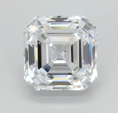 1.46ct D VVS2 Rare Carat Ideal Cut Asscher Lab Grown Diamond