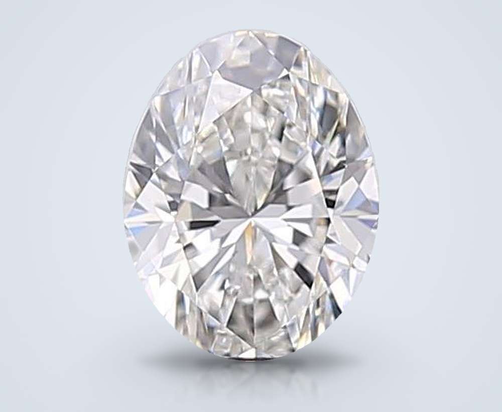 1.04ct F VS1 Very Good Cut Oval Lab Grown Diamond