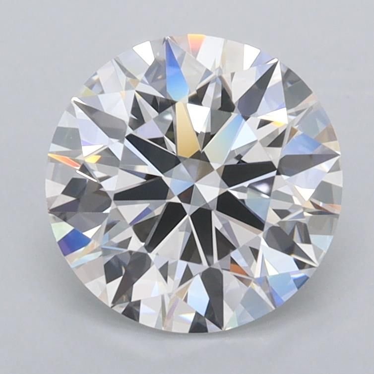 2.01ct D FL Rare Carat Ideal Cut Round Lab Grown Diamond