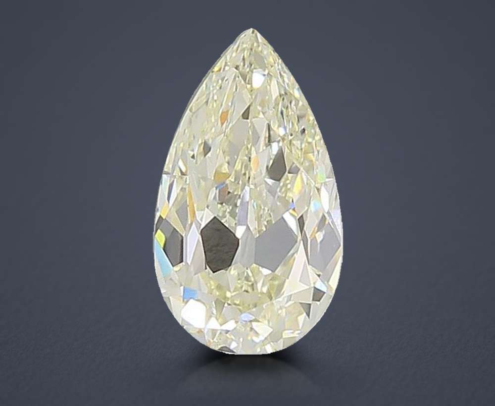 3.02ct J VVS2 Rare Carat Ideal Cut Pear Lab Grown Diamond