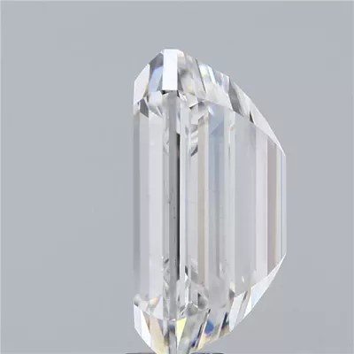 16.75ct F VVS2 Very Good Cut Emerald Lab Grown Diamond