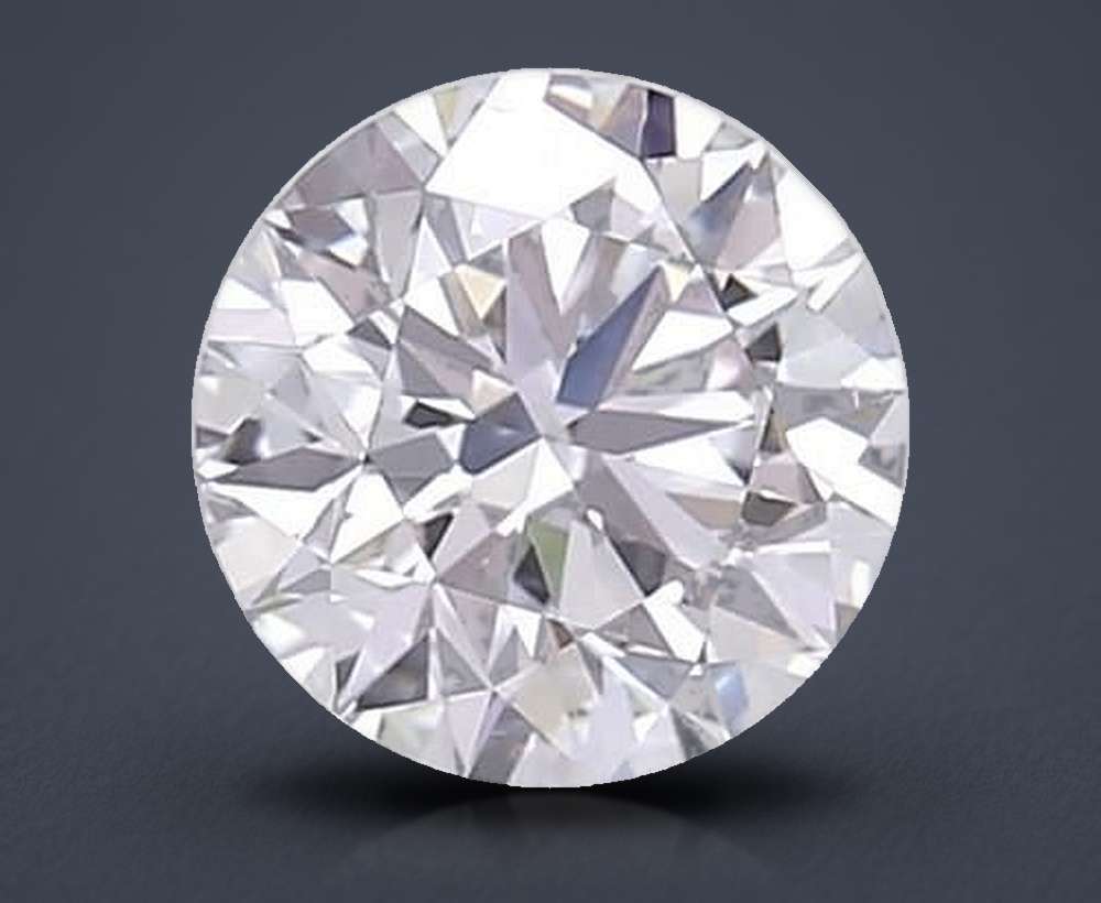 1.24ct D VS2 Rare Carat Ideal Cut Round Lab Grown Diamond