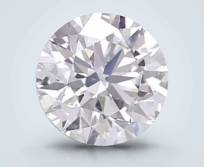 1.24ct D VS2 Rare Carat Ideal Cut Round Lab Grown Diamond