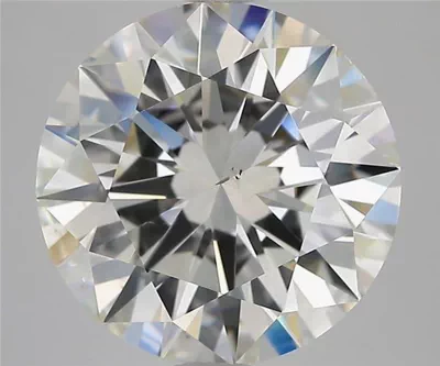 5.01ct J SI1 Excellent Cut Round Diamond