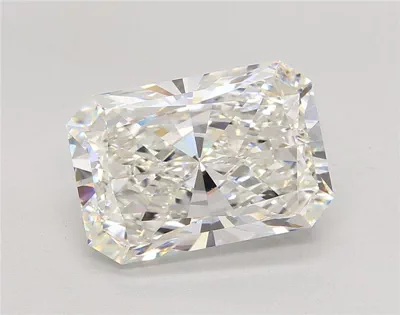 5.05ct F VVS2 Rare Carat Ideal Cut Radiant Lab Grown Diamond