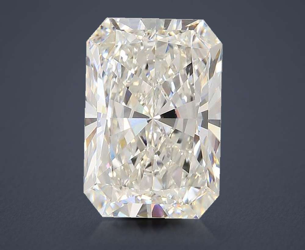 5.05ct F VVS2 Rare Carat Ideal Cut Radiant Lab Grown Diamond