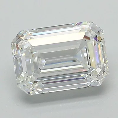 2.06ct E VS1 Rare Carat Ideal Cut Emerald Lab Grown Diamond