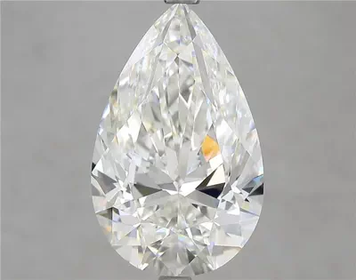 6.02ct H VVS2 Rare Carat Ideal Cut Pear Diamond