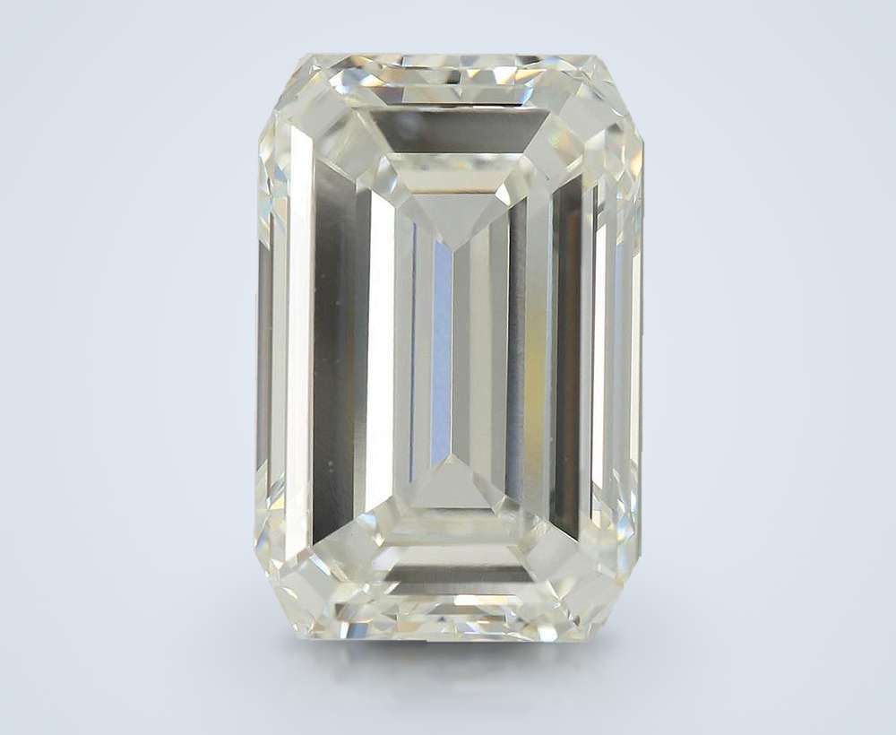 12.39ct G VVS2 Very Good Cut Emerald Lab Grown Diamond