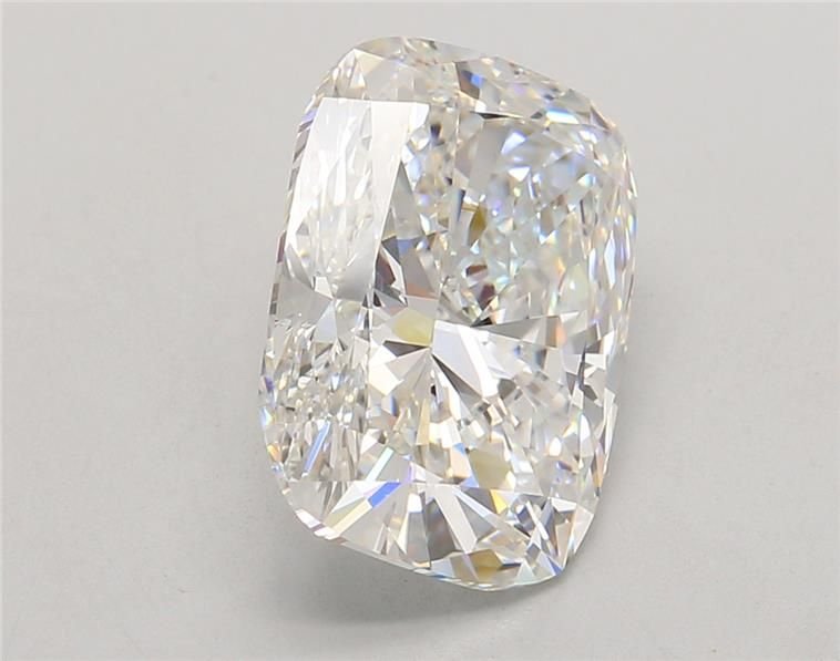 5.57ct F VVS2 Rare Carat Ideal Cut Cushion Lab Grown Diamond