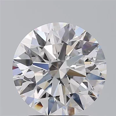 2.51ct D SI1 Rare Carat Ideal Cut Round Diamond