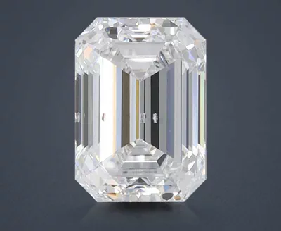 1.00ct D SI1 Rare Carat Ideal Cut Emerald Lab Grown Diamond