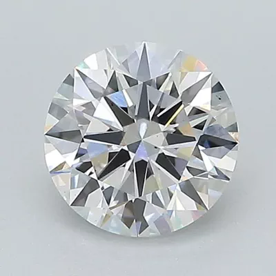 1.09ct D VS1 Rare Carat Ideal Cut Round Lab Grown Diamond