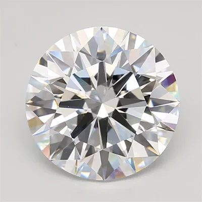 7.08ct E VVS2 Rare Carat Ideal Cut Round Lab Grown Diamond